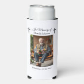 Black Cross and Poem Photo Memorial (Seltzer Voorkant)