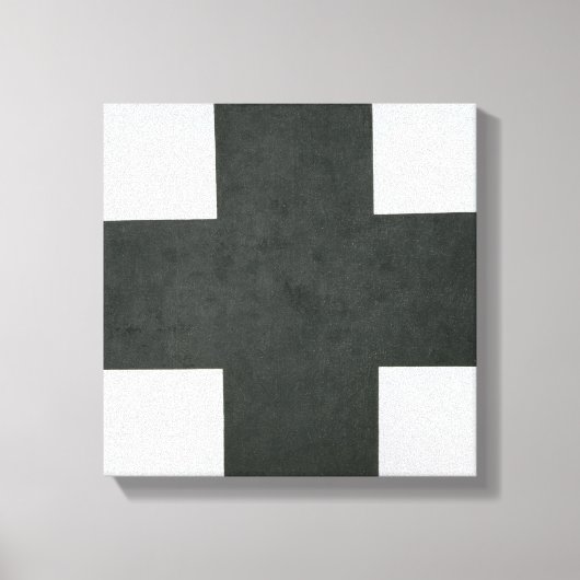 Black Cross, c.1923 Canvas Afdruk (Voorkant)