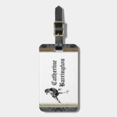 Black Crow Bagagelabel (Voorkant verticaal)