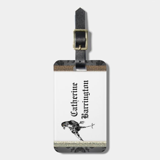 Black Crow Bagagelabel (Voorkant verticaal)