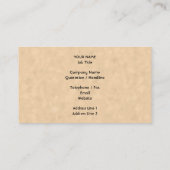 Black Crow Bird op een Parchment Pattern. Visitekaartje (Achterkant)