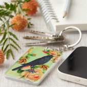 Black Crow en Roos Sleutelhanger (Voorkant Rechts)