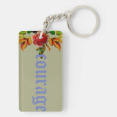 Black Crow en Roos Sleutelhanger (achterkant)