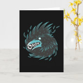 Black Crow Kaart (Gele Bloem)