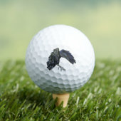 Black Crow Master of Time Illustratie Golfballen (Insitu Shirt)