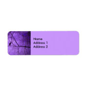 Black Crow Paars Sky Etiket (Voorkant)