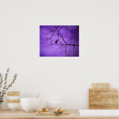 Black Crow Paars Sky Poster (Keuken)