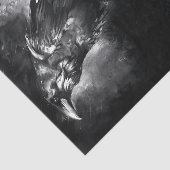 Black Crow Tissuepapier (Detail)