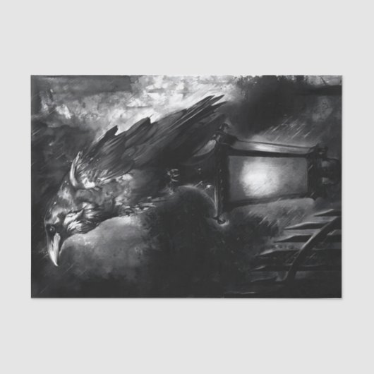 Black Crow Tissuepapier (Voorkant)