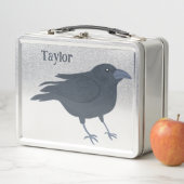 Black Crow Vogel Illustratie Gepersonaliseerd (In situ)