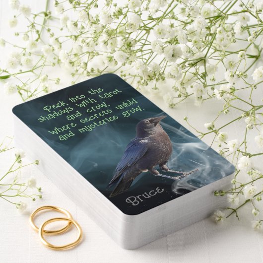 Black Crow Witch Vertrouwd met Blauwgroen Smoke/Sh Pokerkaarten (Insitu (Huwelijk))