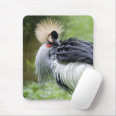 Black Crowned Crane Mousepad Muismat (Met muis)