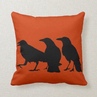 Black Crows Pillow Kussen