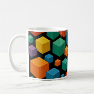 Black cube Mug Koffiemok