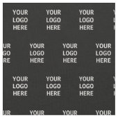 Black Custom Business Logo Stof (Close Up)