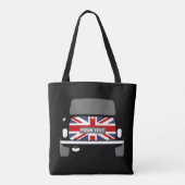 Black Custom Classic Royaume-Uni Mini Sac fourre-t (Dos)