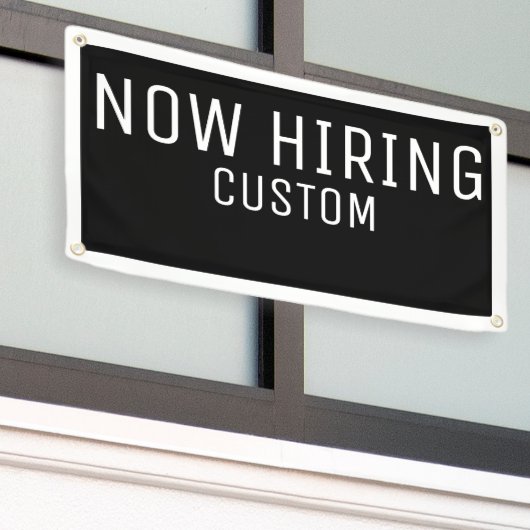 Black Custom Nu-kabelbanner Spandoek (Buitenkant Gebouw)