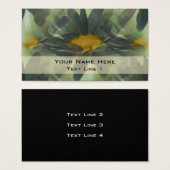 Black Daisies Floral Art (Devant & derrière)