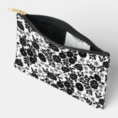 Black Daisy Pattern Art Etui (Open)