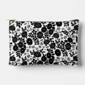 Black Daisy Pattern Art Etui (Voorkant)