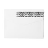 Black Damask Pattern Graduation (Achterkant)