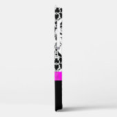 Black Damask Pink Jewel gepersonaliseerd Case-Mate iPhone Case (Achterkant / Links)