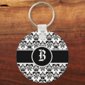 Black Damask Sleutelhanger (Voorkant)