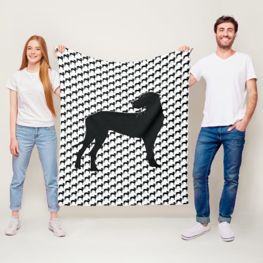 Black Dane Fleece Deken (In situ)