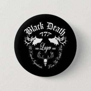 Black Death 777 - Catskill Mountain Lager Ronde Button 5,7 Cm
