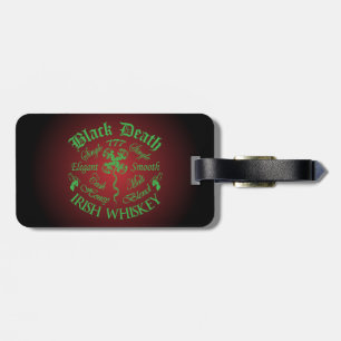 Black Death 777 - Honing Ierse Whiskey Bagagelabel