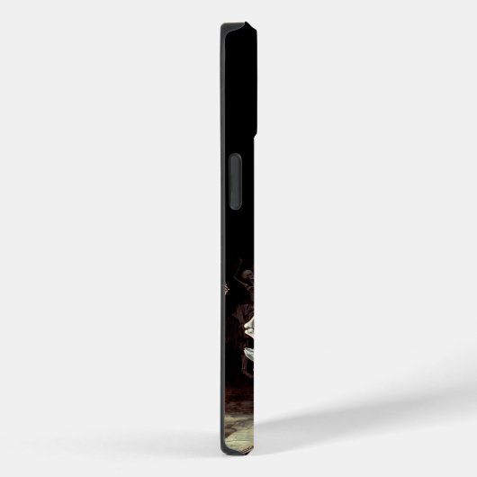 Black Death Dancing Skeletons Halloween Case-Mate iPhone Case (Achterkant / Rechts)