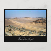 Black Desert Uitzicht, Farafra, Egypte Briefkaart (Voorkant)