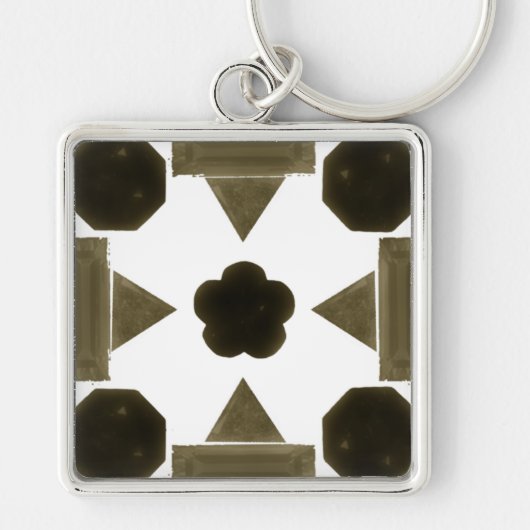 Black Diamond Fancy vormen Sleutelhanger (Voorkant)