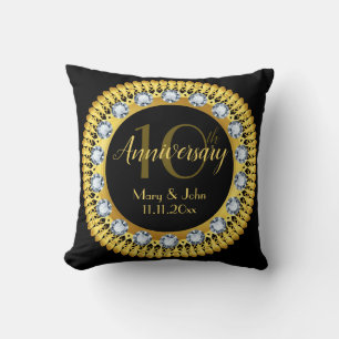 Black Diamond Gold Royal Jubileum Luxury Kussen