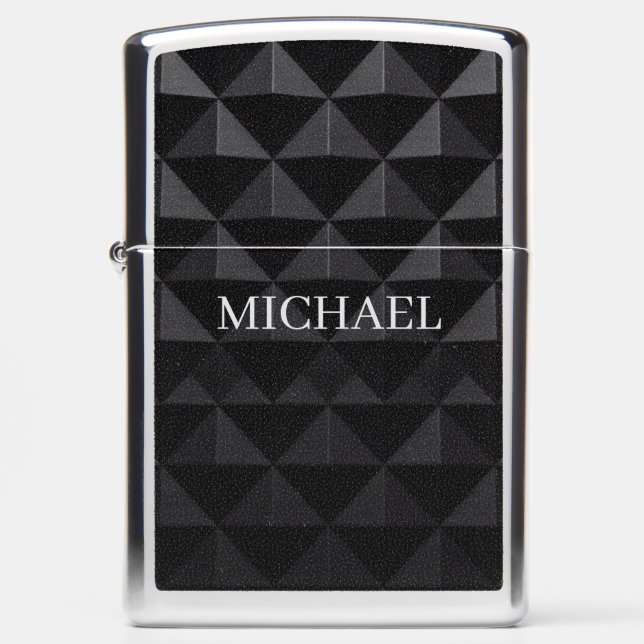 Black Diamond Grid – Dark Precision with Identity (Voorkant)