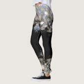 Black Diamond Modern Trendy Mode Sport Sjabloon Leggings (Links)