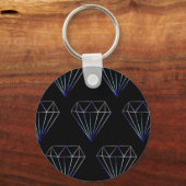 Black Diamond Wedding Verloving Sleutelhanger (Voorkant)