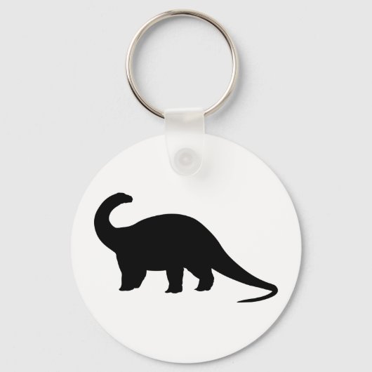 Black Dinosaur Sleutelhanger (Voorkant)