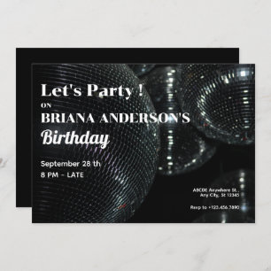 Black Disco Ball Kaart