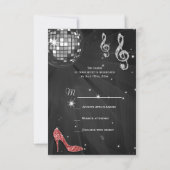 Black Disco Ball Sparkle Heels RSVP (Achterkant)