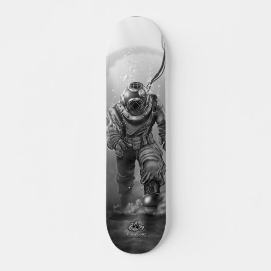 Black Diver Skateboard (Voorkant)