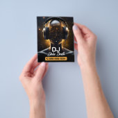 Black DJ's Karaoke DJ's Signer Vocal Music Produce Flyer (Hand)