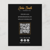 Black DJ's Karaoke DJ's Signer Vocal Music Produce Flyer (Achterkant)