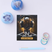 Black DJ's Karaoke DJ's Signer Vocal Music Produce Flyer (Enkel)