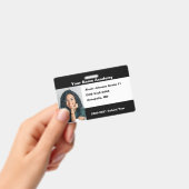 Black Do It Yself Custom Homeschool Badge (Manuel / portable)