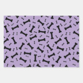 Black Dog Botten Design Inpakpapier Vel (Voorkant 3)