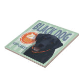 Black Dog Cup Cakes Tegeltje (Zijkant)
