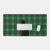 Black Dog Lab Green Scottish Motif Desk Mat (Clavier et souris)
