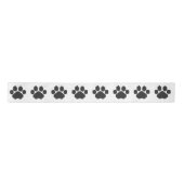 Black Dog Pawprint Building Blocks Lint (Voorkant)