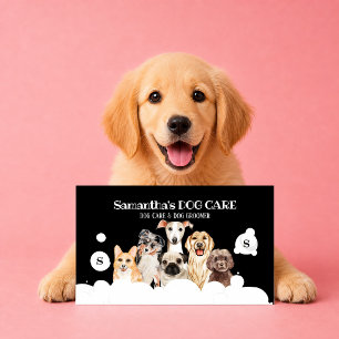 Black Dog Spa Salon Zitbad Verzorgingsapparaat Visitekaartje
